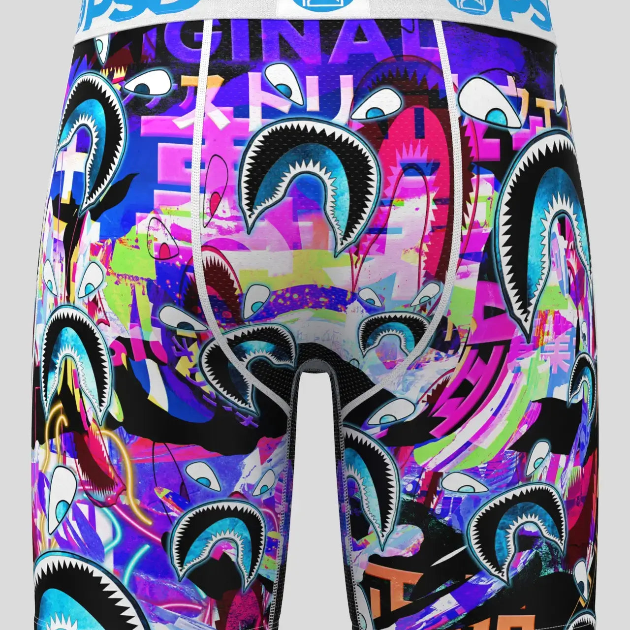 PSD Men's 7" Boxer Briefs - WF Shark Glitch