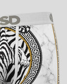 PSD Rich Tiger, Standard Length Underwear 7" Boxer Briefs - White
