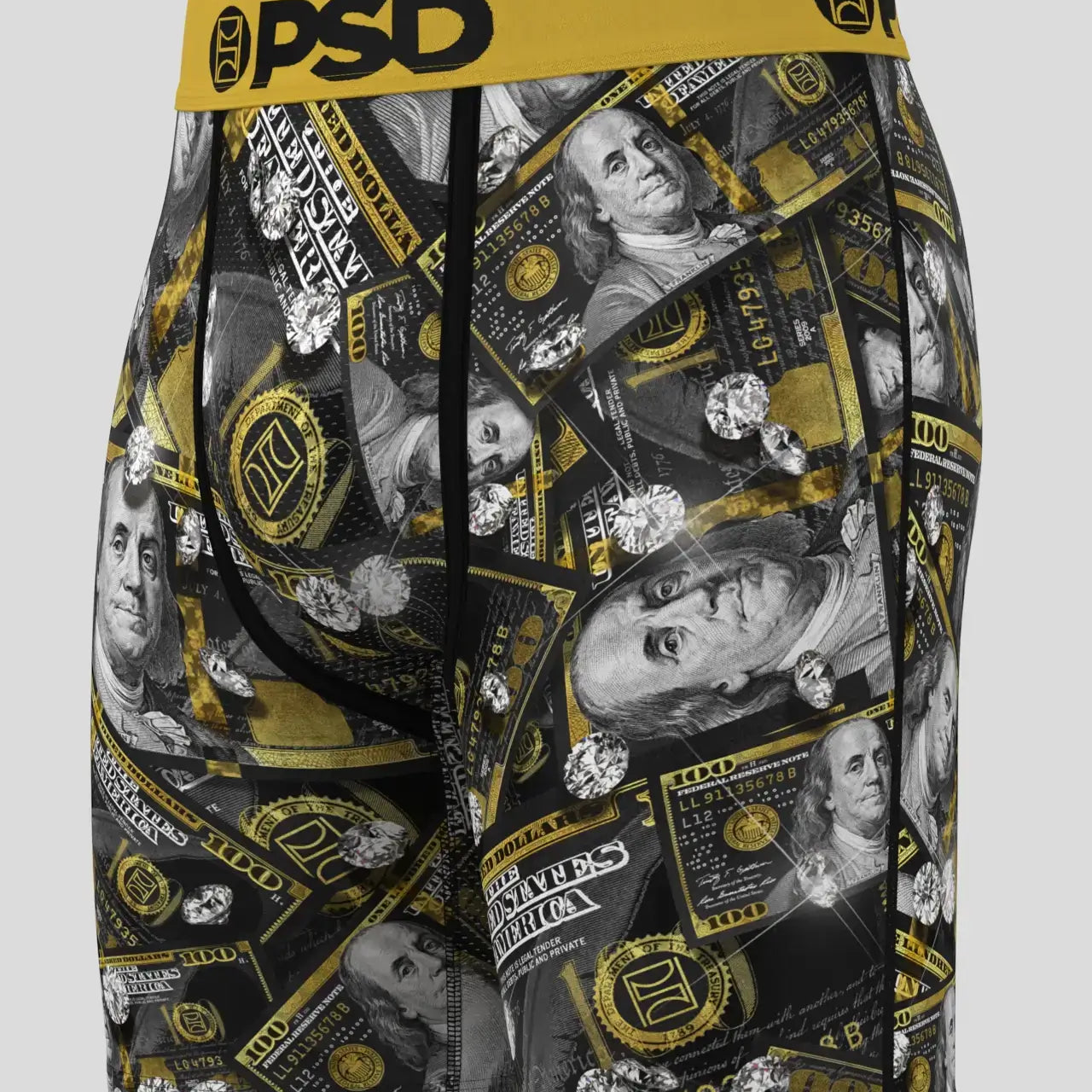 PSD Men's 3 Pack 7" Boxer Briefs - Infrared Lux