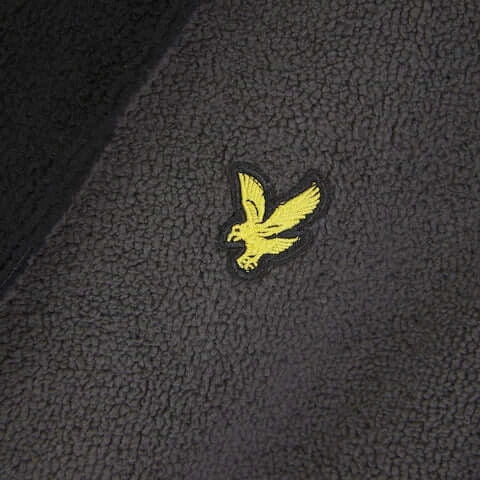 Lyle & Scott Adrian Contrast Collar And Belt Bath Robe - Grey