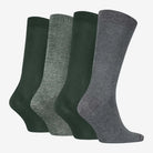 Calvin Klein 4 Pack Crew Socks Gift Box | Green & Grey Men’s Socks UK 6.5–11