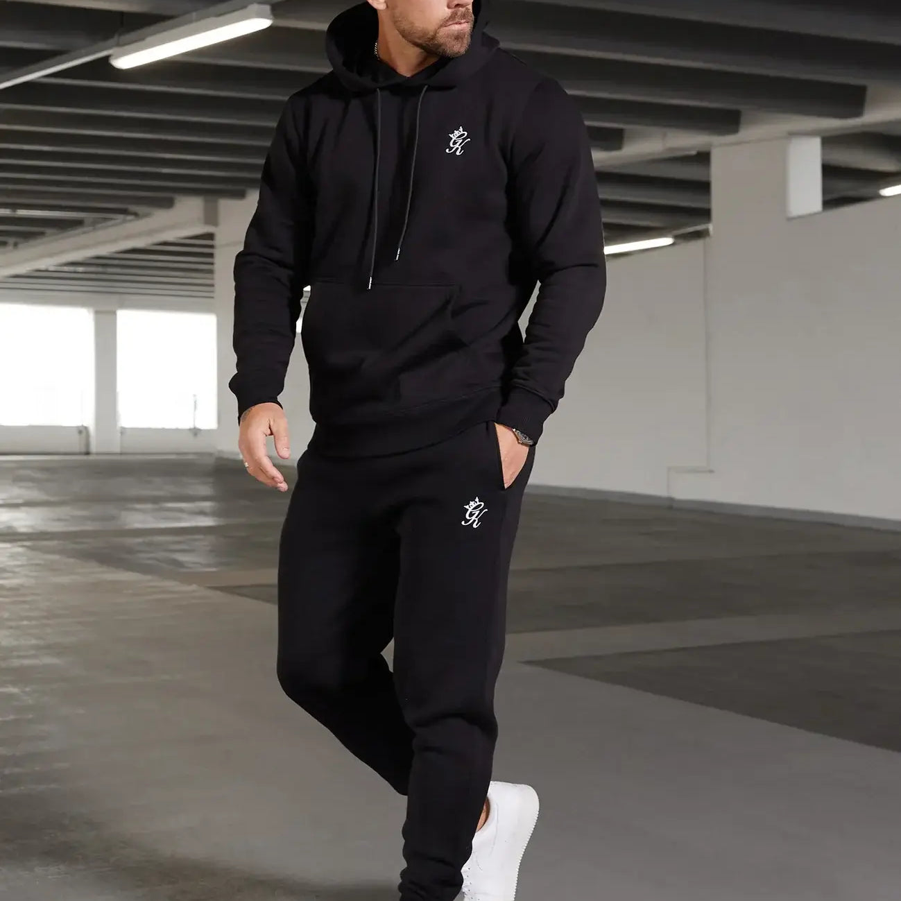 Gym King Fundamental Fleece Jogger Black