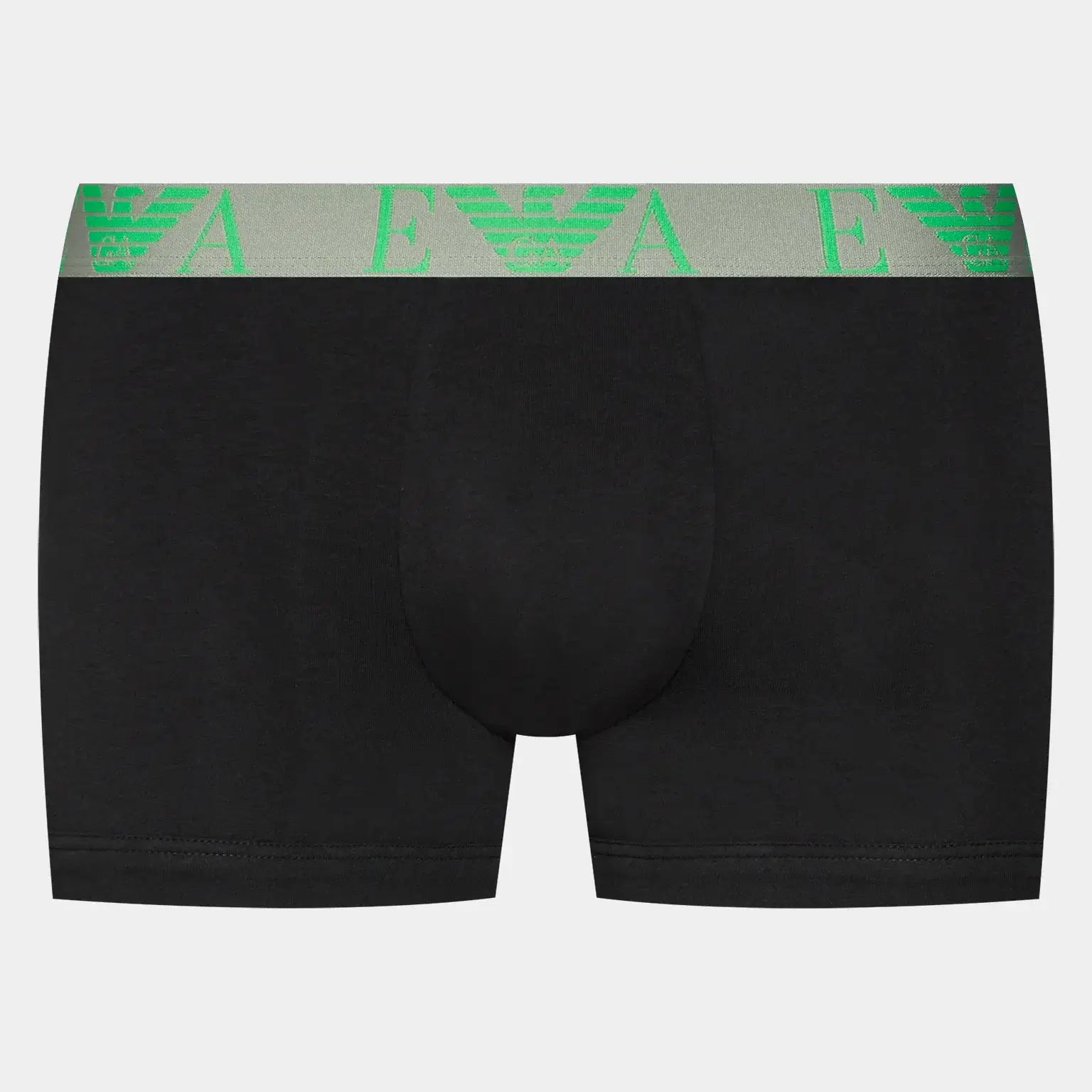 Emporio Armani 3 Pack Trunks Bold Monogram logo waistband - Black Multi
