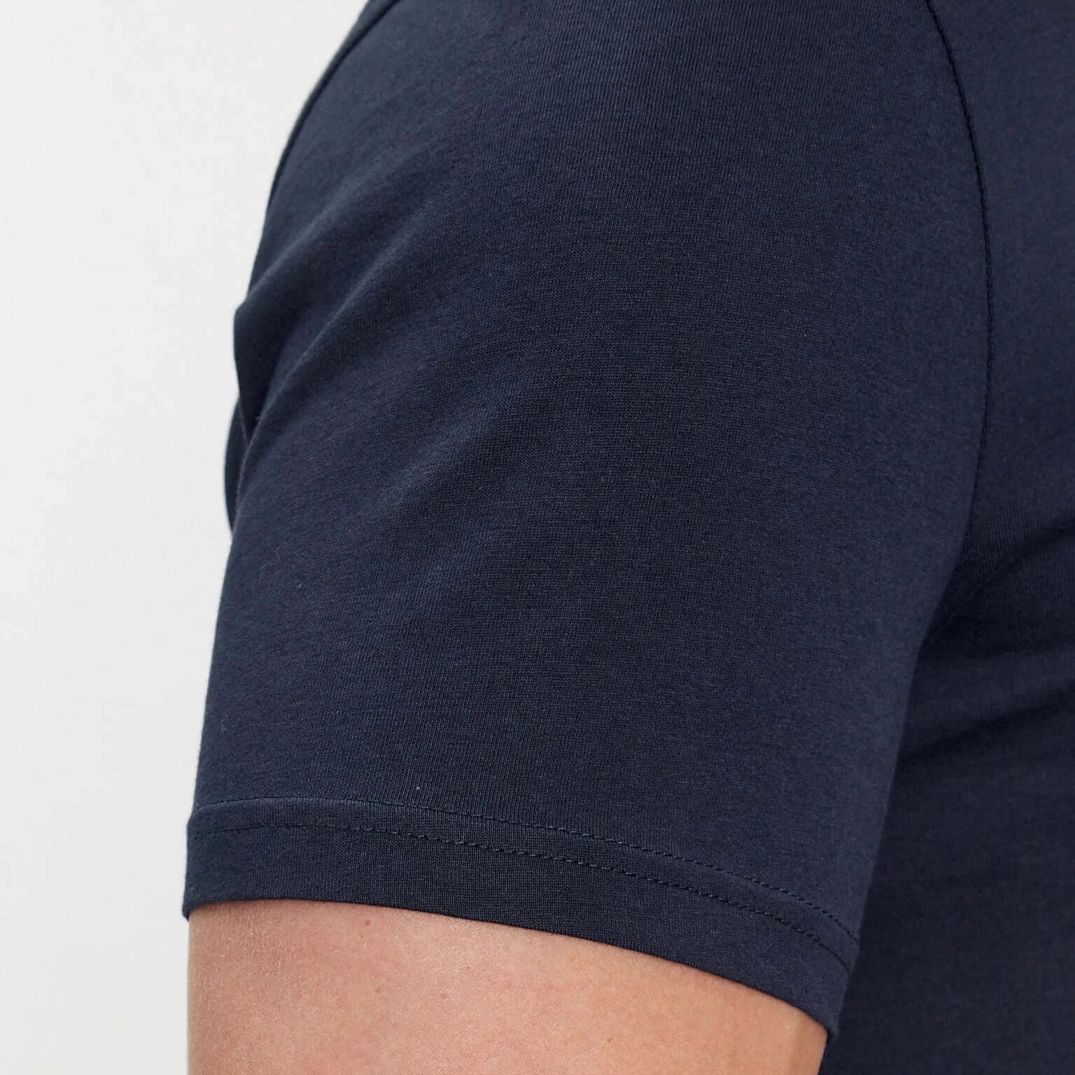 Emporio Armani 2 Pack Lounge Crew 100% Cotton T-Shirts - Navy Blue