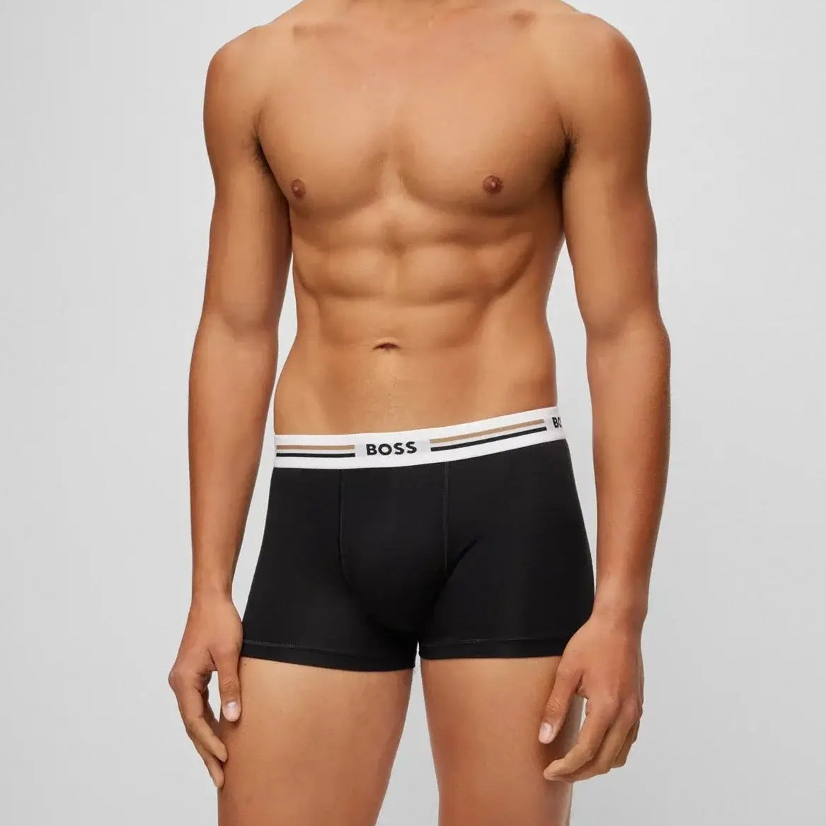 Boss Revive 3 Pack Soft-Touch Stretch Trunks - Red/Blue/Black