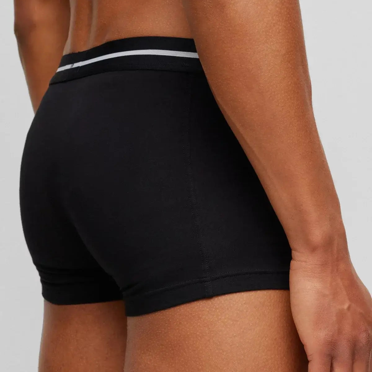 BOSS Bold Trunks 3 Pack - Black/Green 978 Stripes