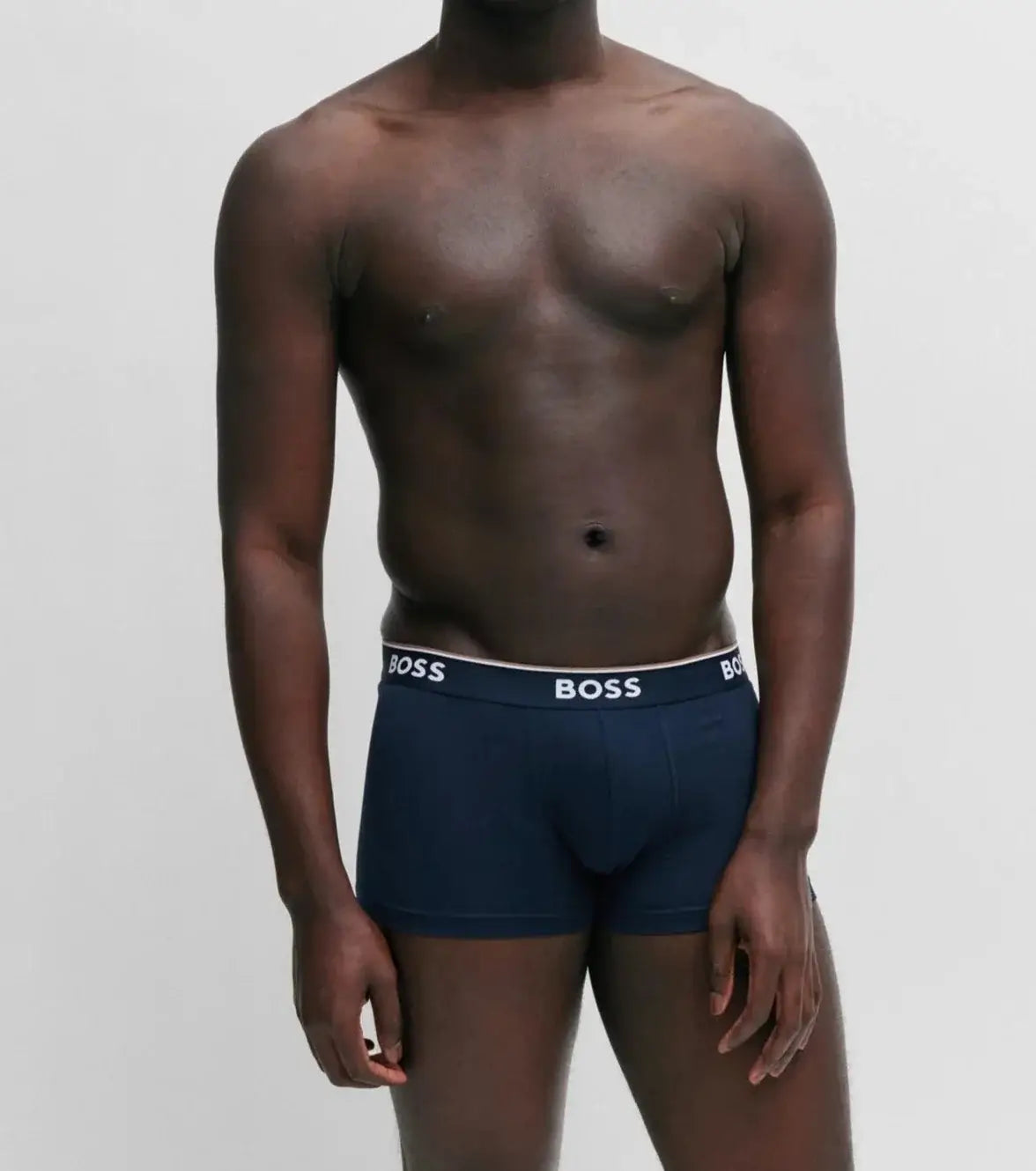 Boss 3 Pack of Stretch-Cotton Trunks - Blue / Sky Blue / Cobalt