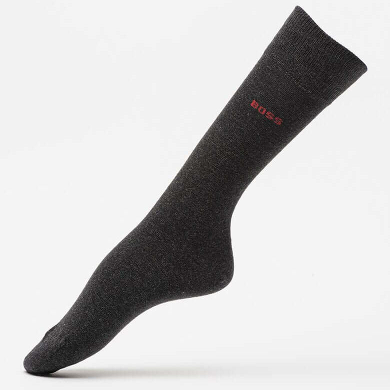 Boss 2 Pack Mini Dots Cotton Blend Socks - Red Dots