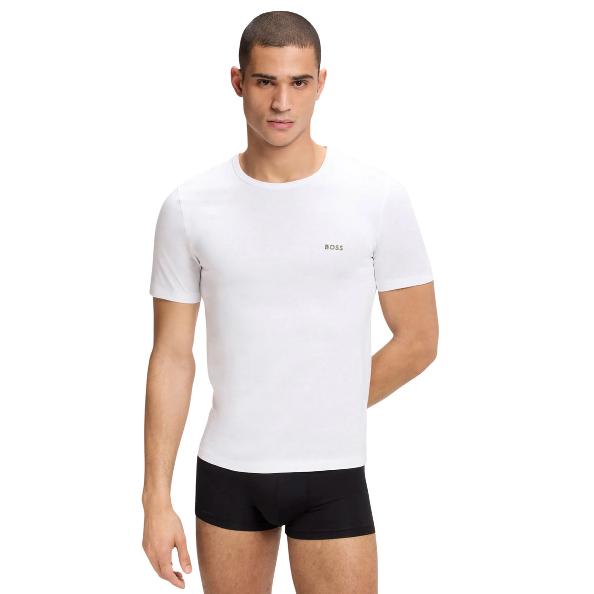 BOSS 50532468-980 White Cotton T-Shirt
