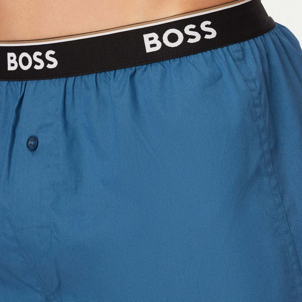 BOSS 2-Pack Cotton Woven Boxer Shorts Open Blue 50545913-462