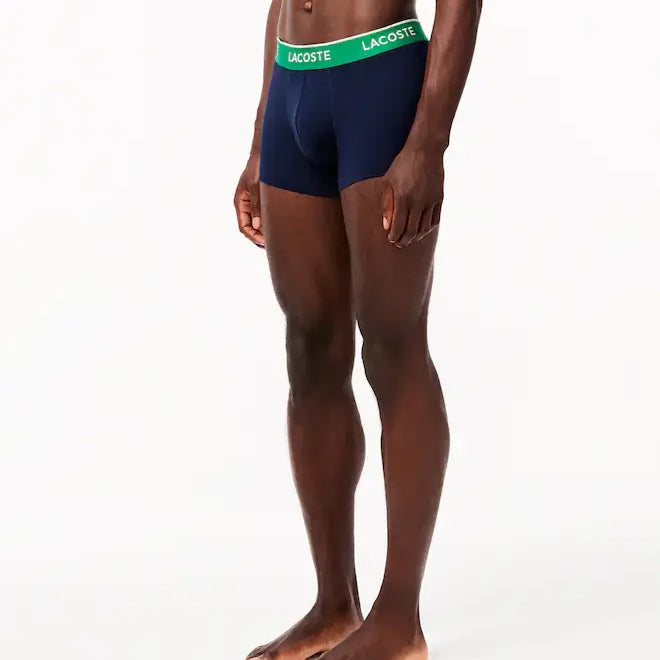 Lacoste 3-Pack Logo Waist Trunks - Navy Multi / I7P