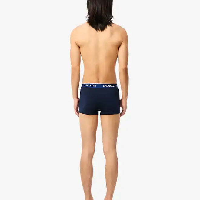 Lacoste 3-Pack Logo Waist Trunks - Navy Multi / I9X
