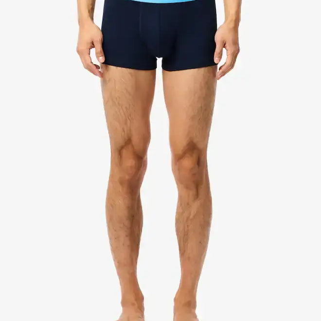 Lacoste 3-Pack Logo Waist Trunks - Navy Multi / I9X