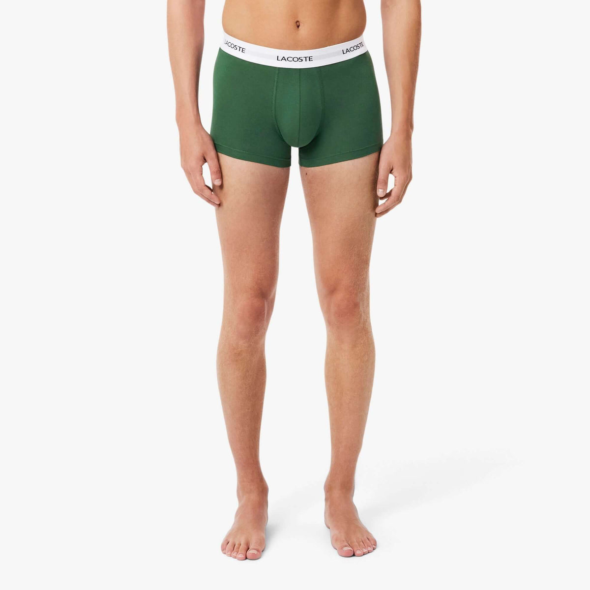 Lacoste Men's 3-Pack Stretch Cotton Trunks – Comfort Fit