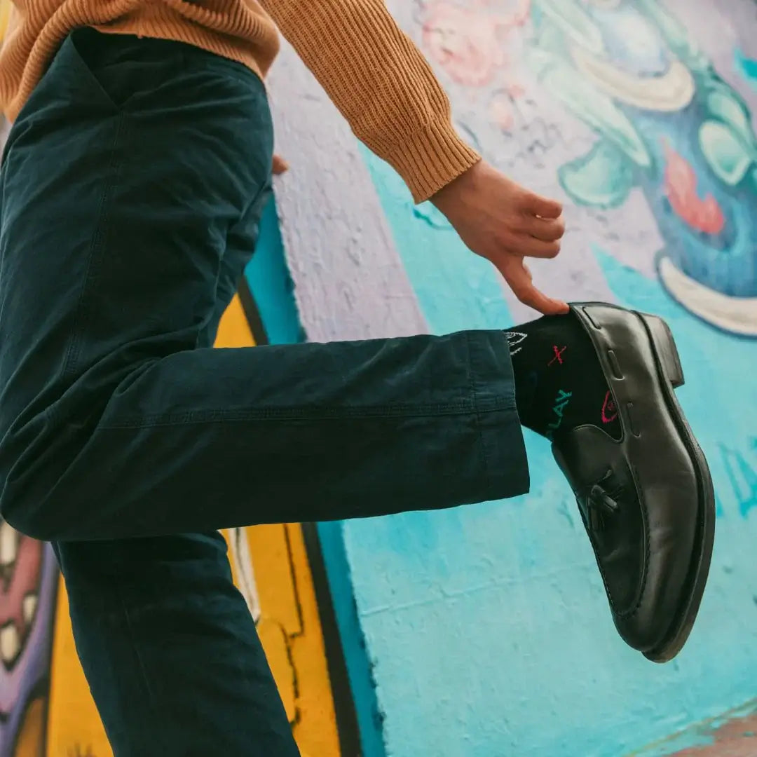 Swole Panda Mens Gamer Bamboo Socks - Size UK ( 7-11 )