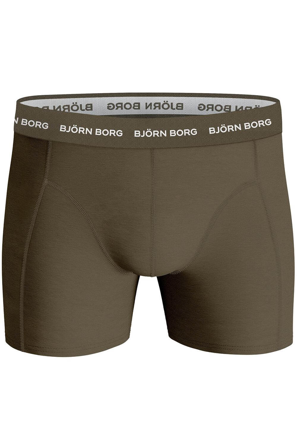 Bjorn Borg Cotton Stretch Boxer 5 pack - Green/Black/Olive/Green Print