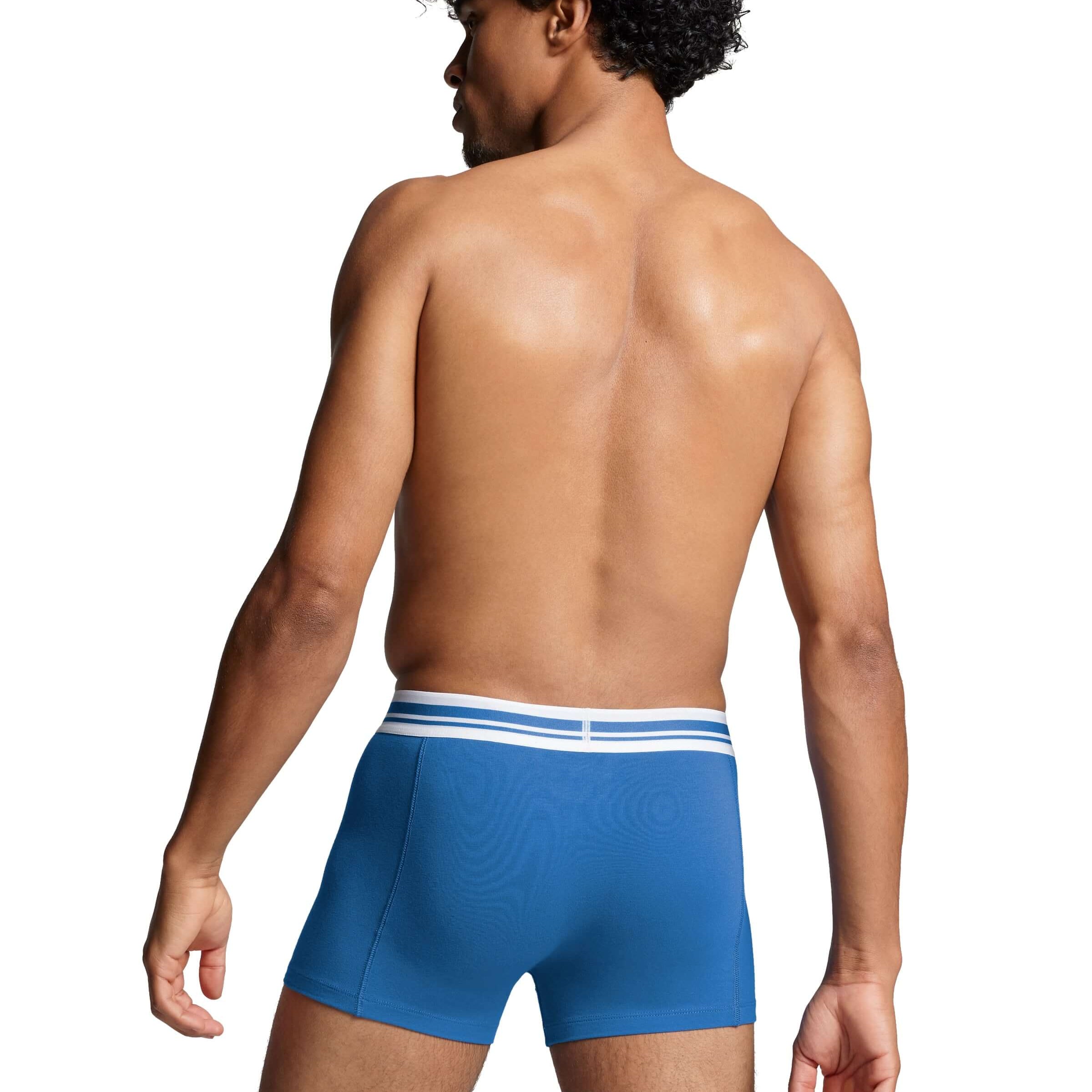 Puma Placed Logo Men's Boxer Underwear 2 Pack - Blue