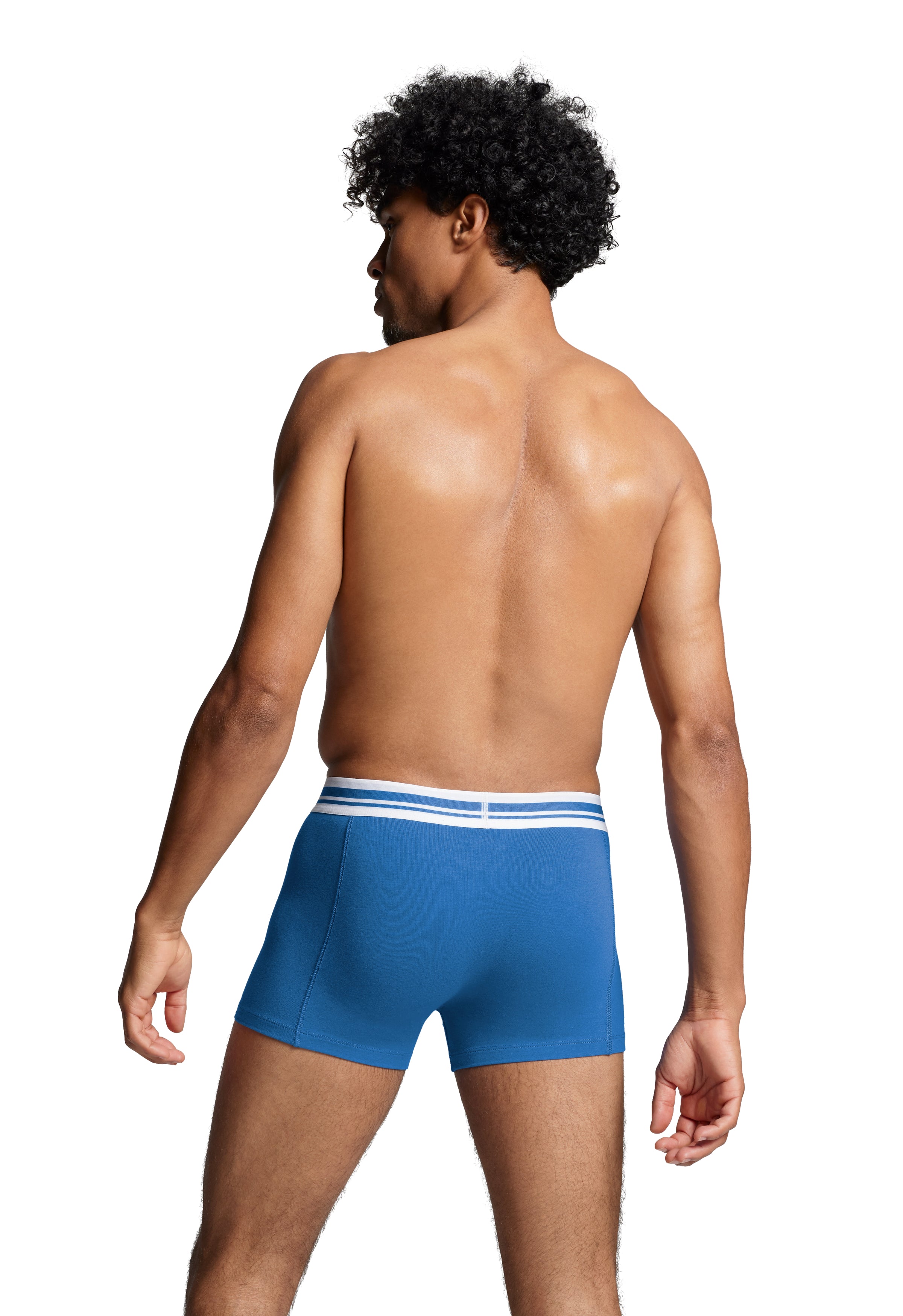 Puma Placed Logo Men's Boxer Underwear 2 Pack - Blue