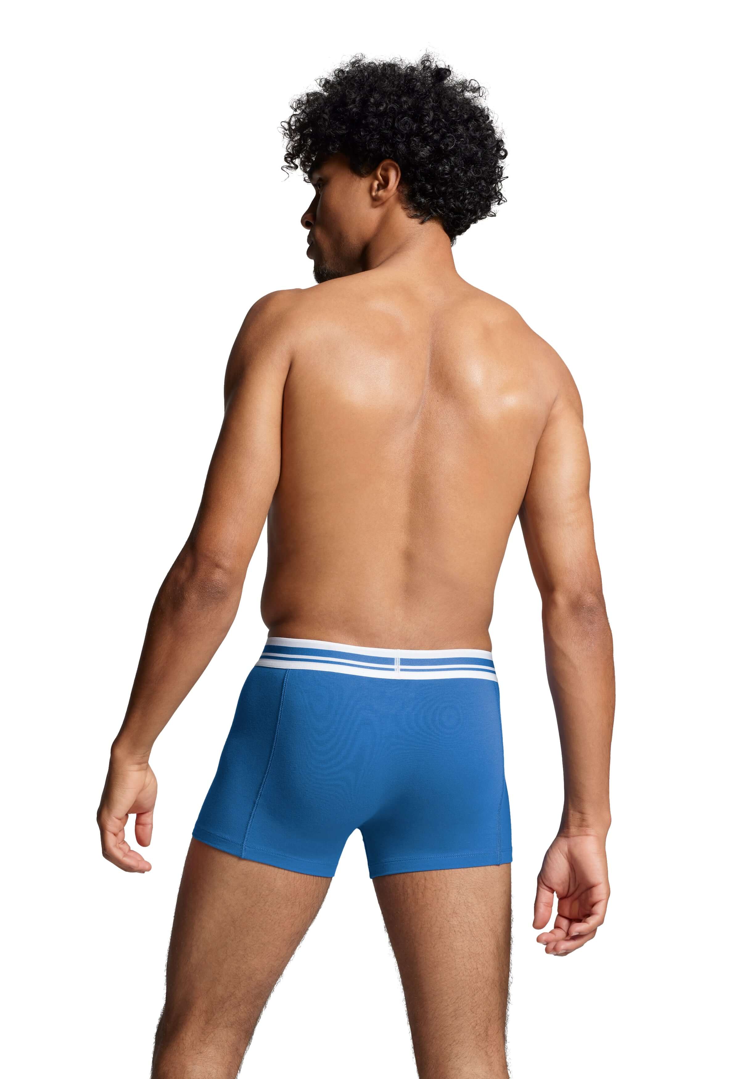 Puma Placed Logo Men's Boxer Underwear 2 Pack - Blue