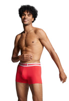 Puma Placed Logo Men's Boxer Underwear 2 Pack - Red/Black