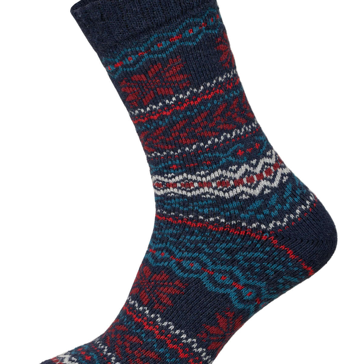 Nordic Design Wool Socks – Thick Norwegian Style Winter Socks | 1 Pair