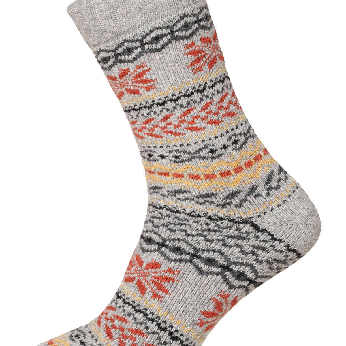 Nordic Design Wool Socks – Thick Norwegian Style Winter Socks | 1 Pair