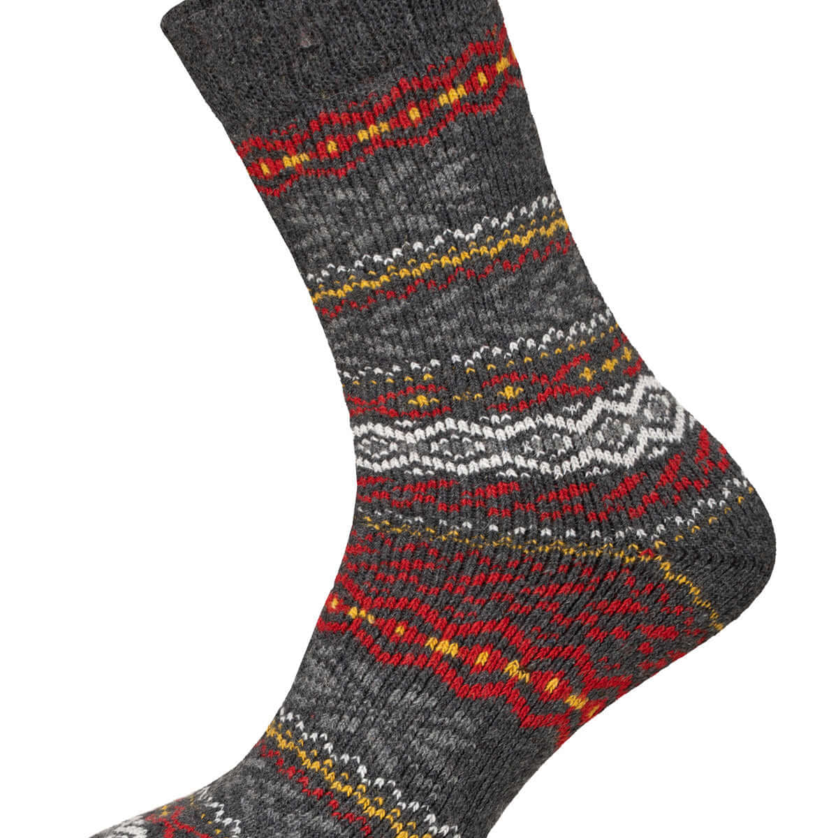 Nordic Design Wool Socks – Thick Norwegian Style Winter Socks | 1 Pair