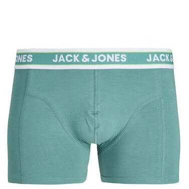 Jack & Jones Jacconnor 5 Pack Cotton Stretch Trunks - Multi Colour
