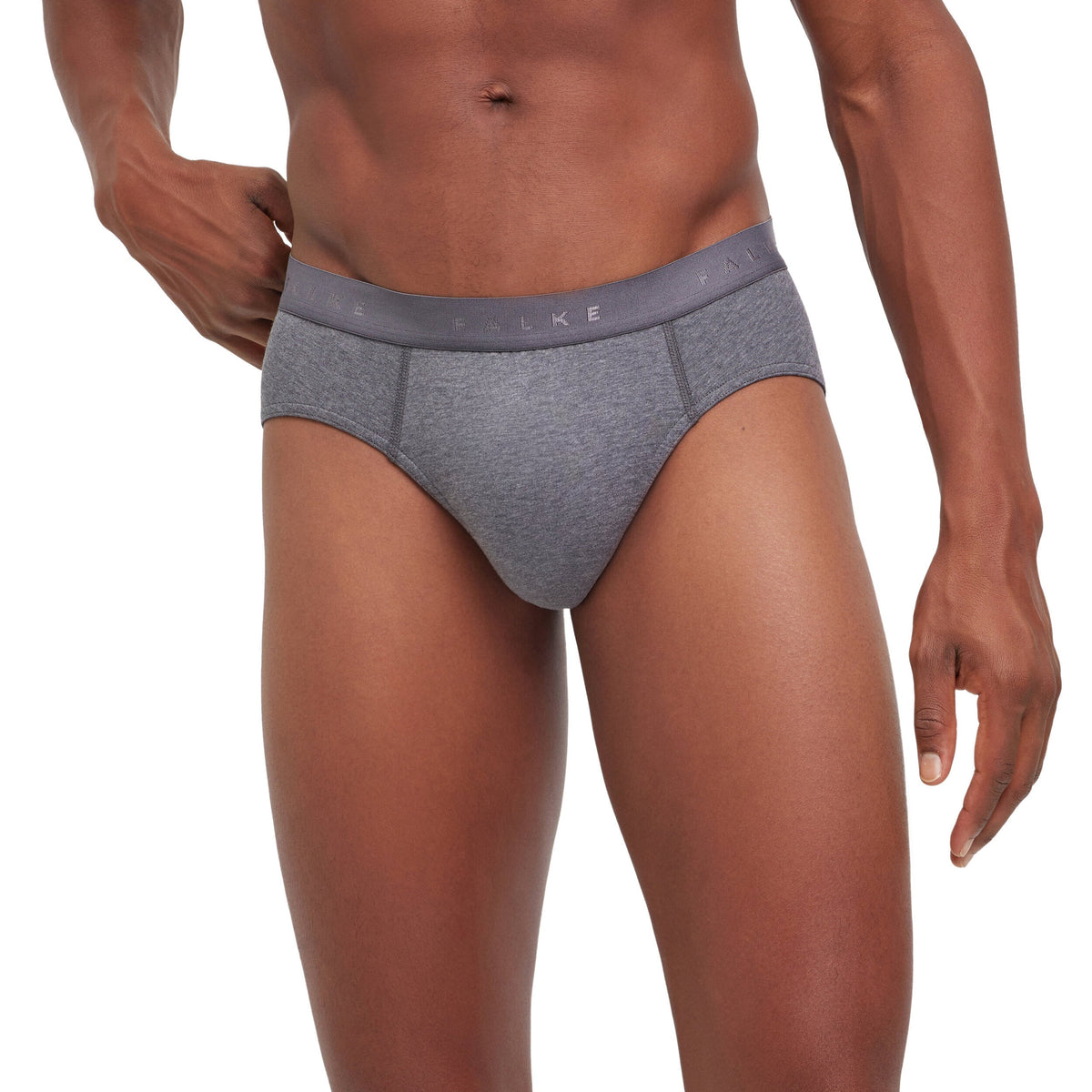 FALKE Daily Comfort 2-Pack Men's Briefs Dark Grey Heather - detail