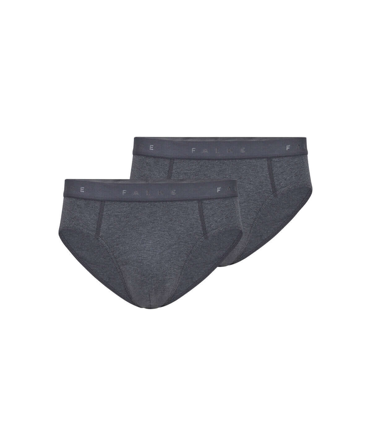 FALKE Daily Comfort 2-Pack Men's Briefs Dark Grey Heather - frontview