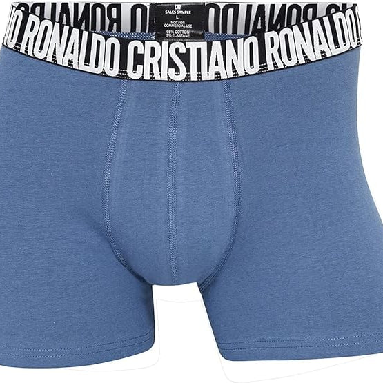 CR7 3-Pack Men's Organic Cotton Trunks – Multicolour