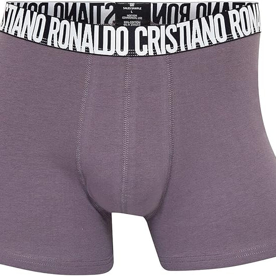 CR7 3-Pack Men's Organic Cotton Trunks – Multicolour