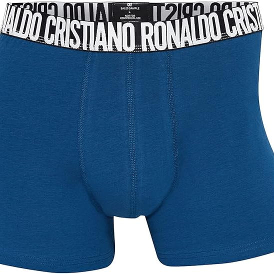CR7 3-Pack Men's Organic Cotton Trunks – Multicolour