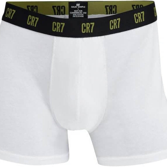 CR7 3-Pack Men's Cotton Fashion Trunk - Blue/White/Black