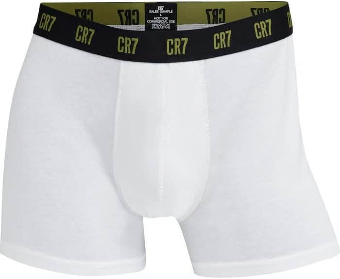 CR7 3-Pack Men's Cotton Fashion Trunk - Blue/White/Black