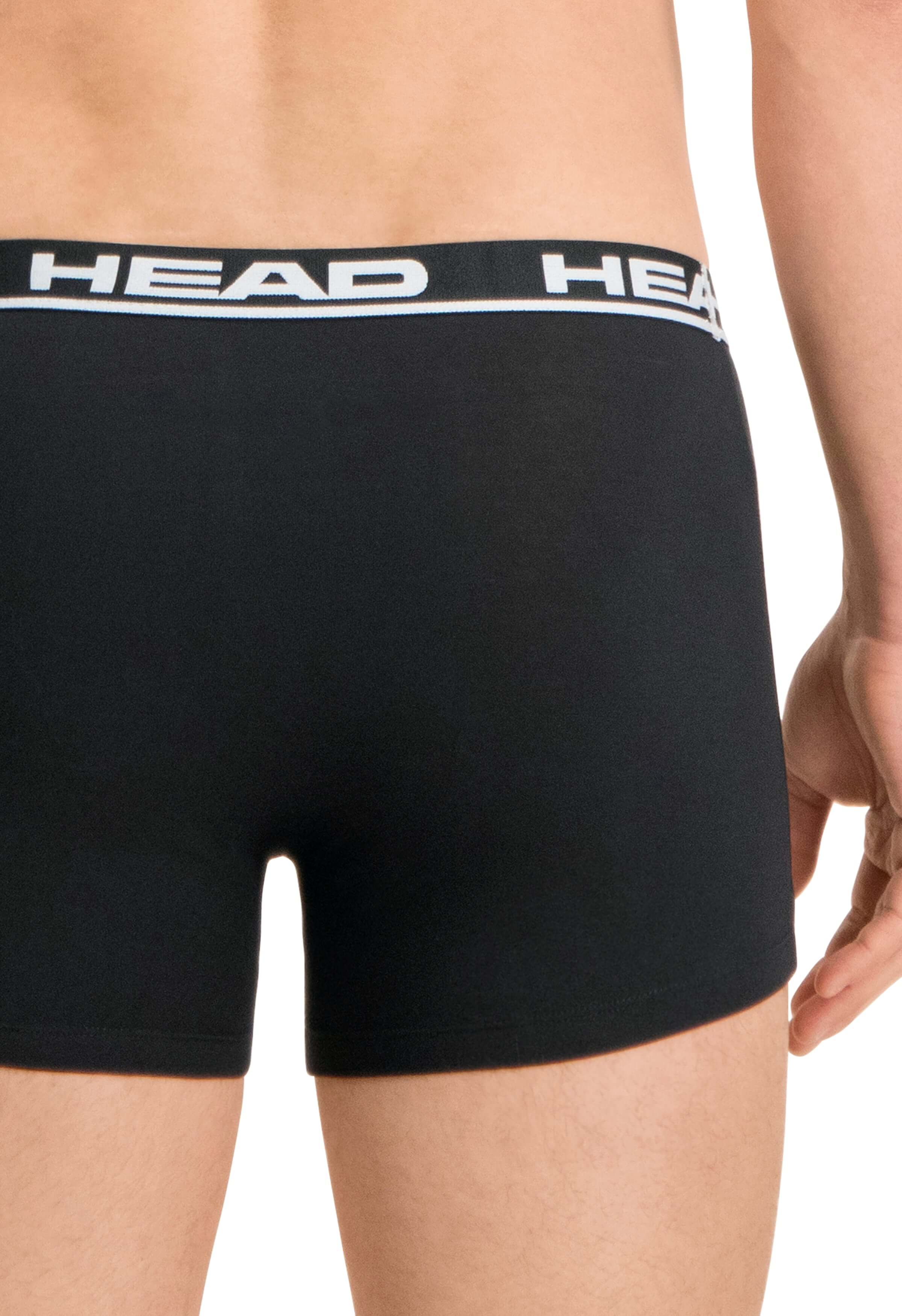 Head Mens 2 Pack Cotton Stretch Boxer Briefs - Black Pants