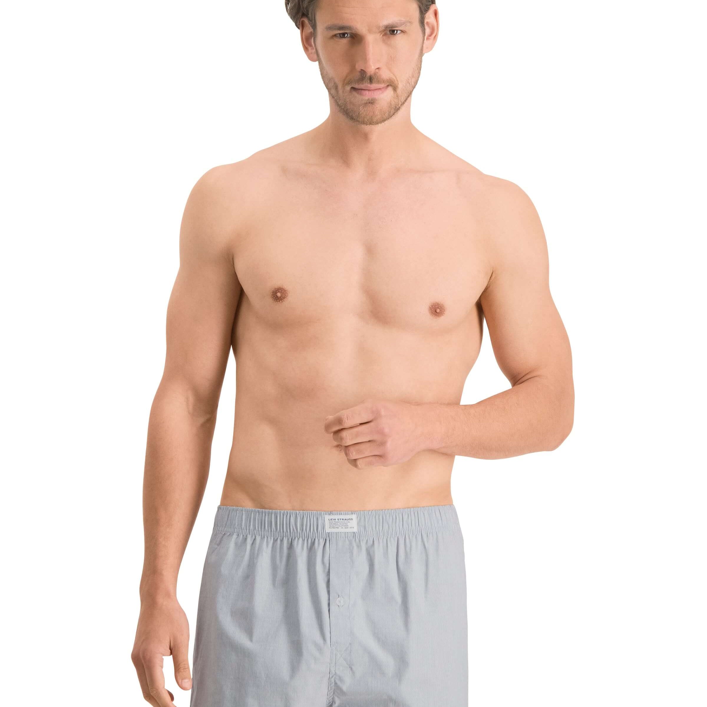 Levi's 2 pack Woven Boxers - Asphalt Grey
