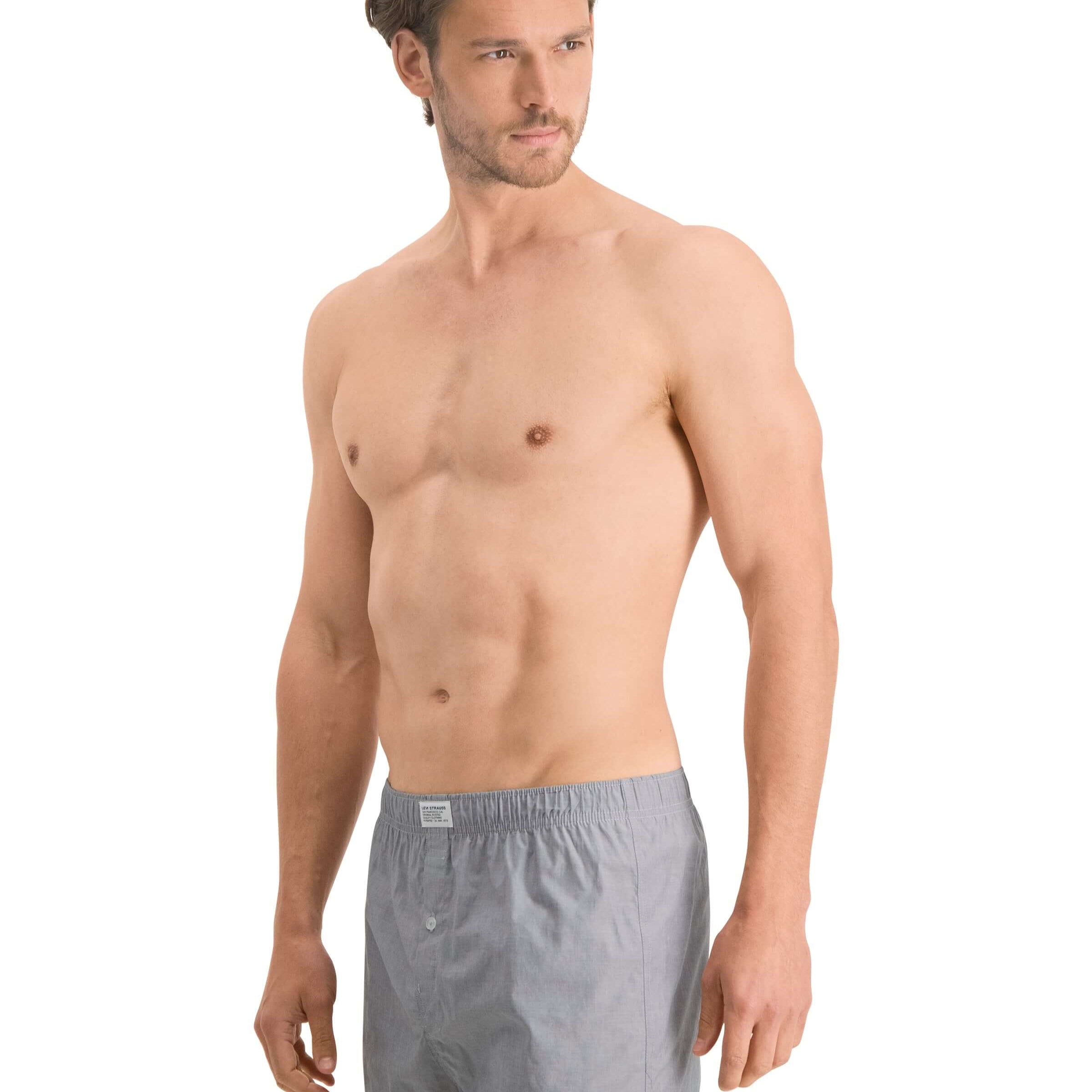 Levi's 2 pack Woven Boxers - Asphalt Grey