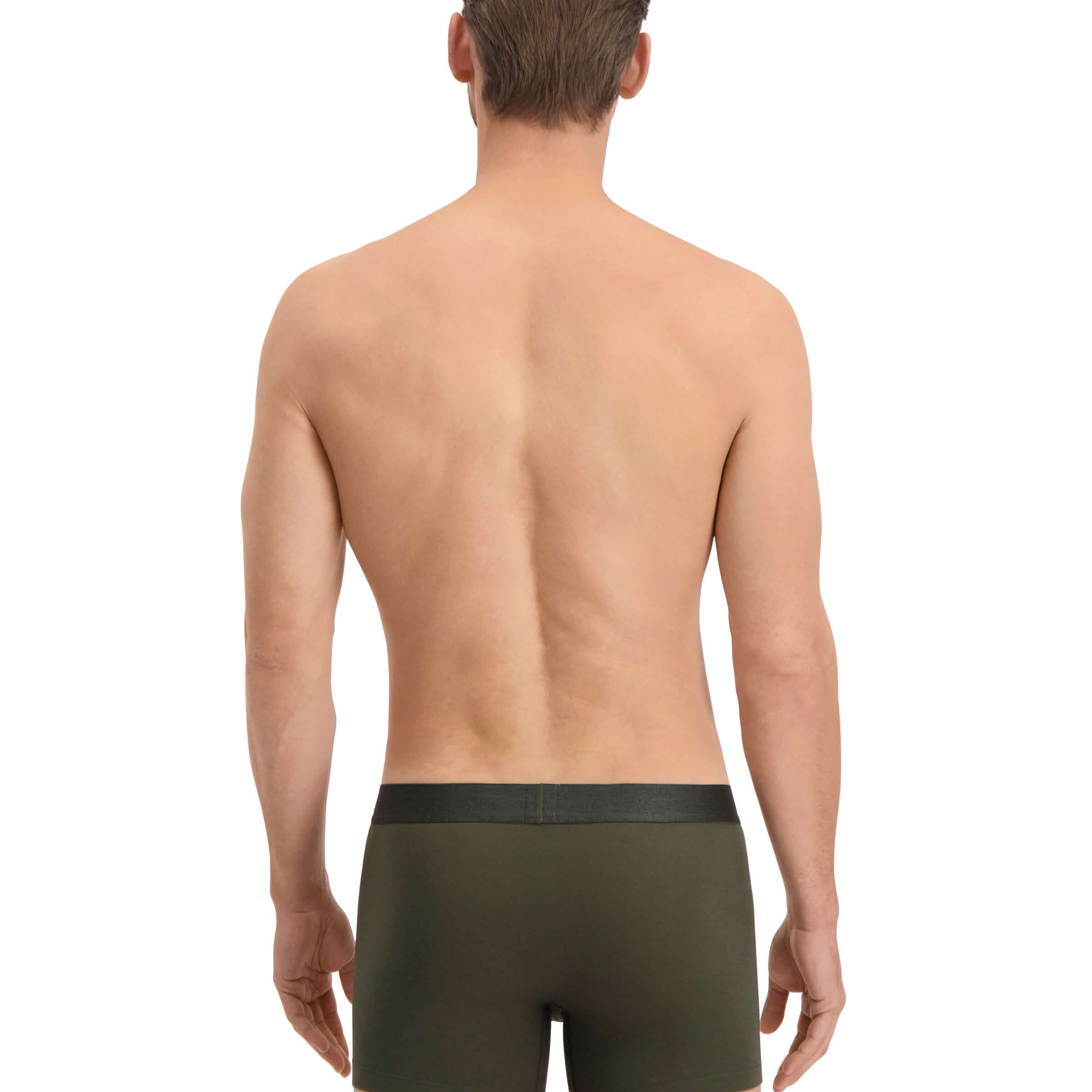 Levi's 2 pack Melange Waistband Organic Cotton Boxer Briefs - Khaki