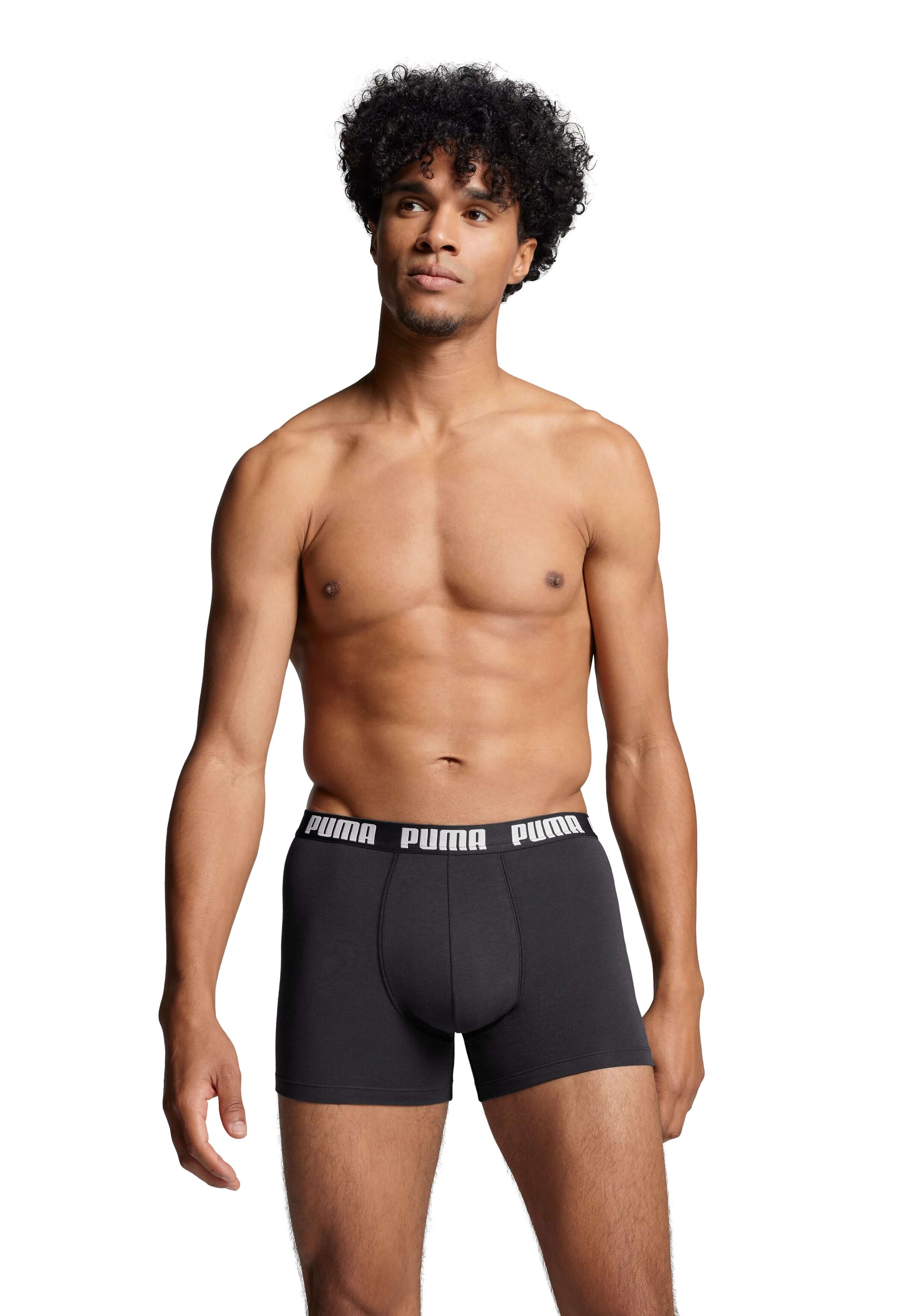 PUMA Men's Everyday Boxers 3 Pack - Grey Combination