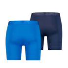 Puma Sports Microfiber 2 Pack Long Boxers - Blue