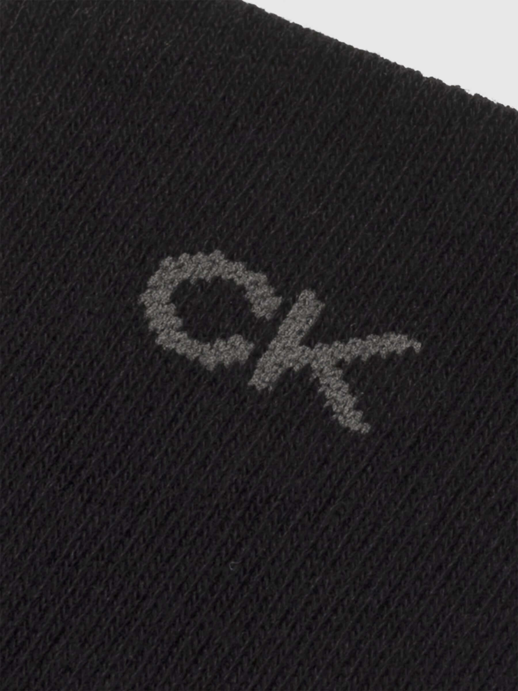 Calvin Klein 3 Pack Short Socks - One Size, Black