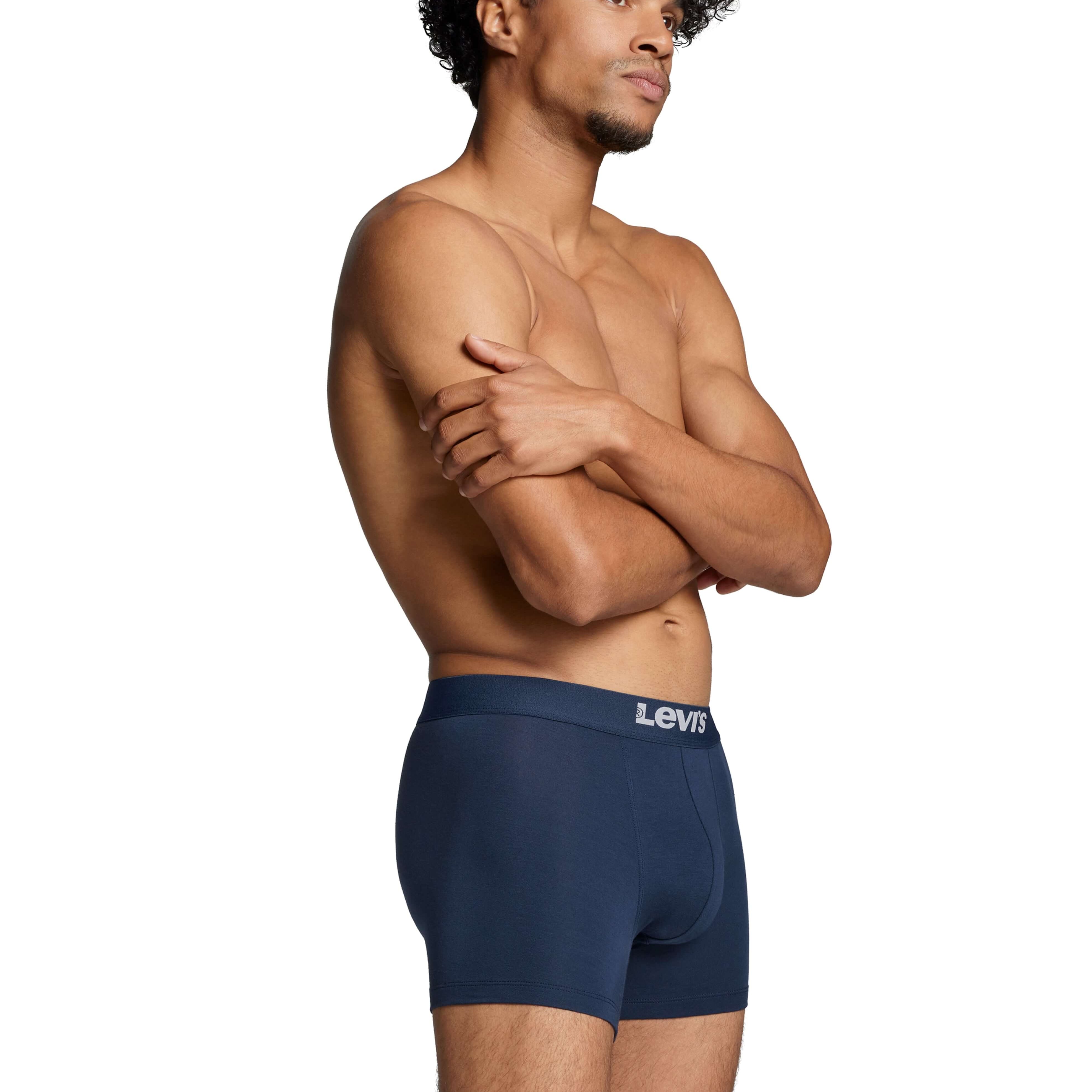Levi's 2 pack Solid Organic Cotton Boxer Briefs - Navy