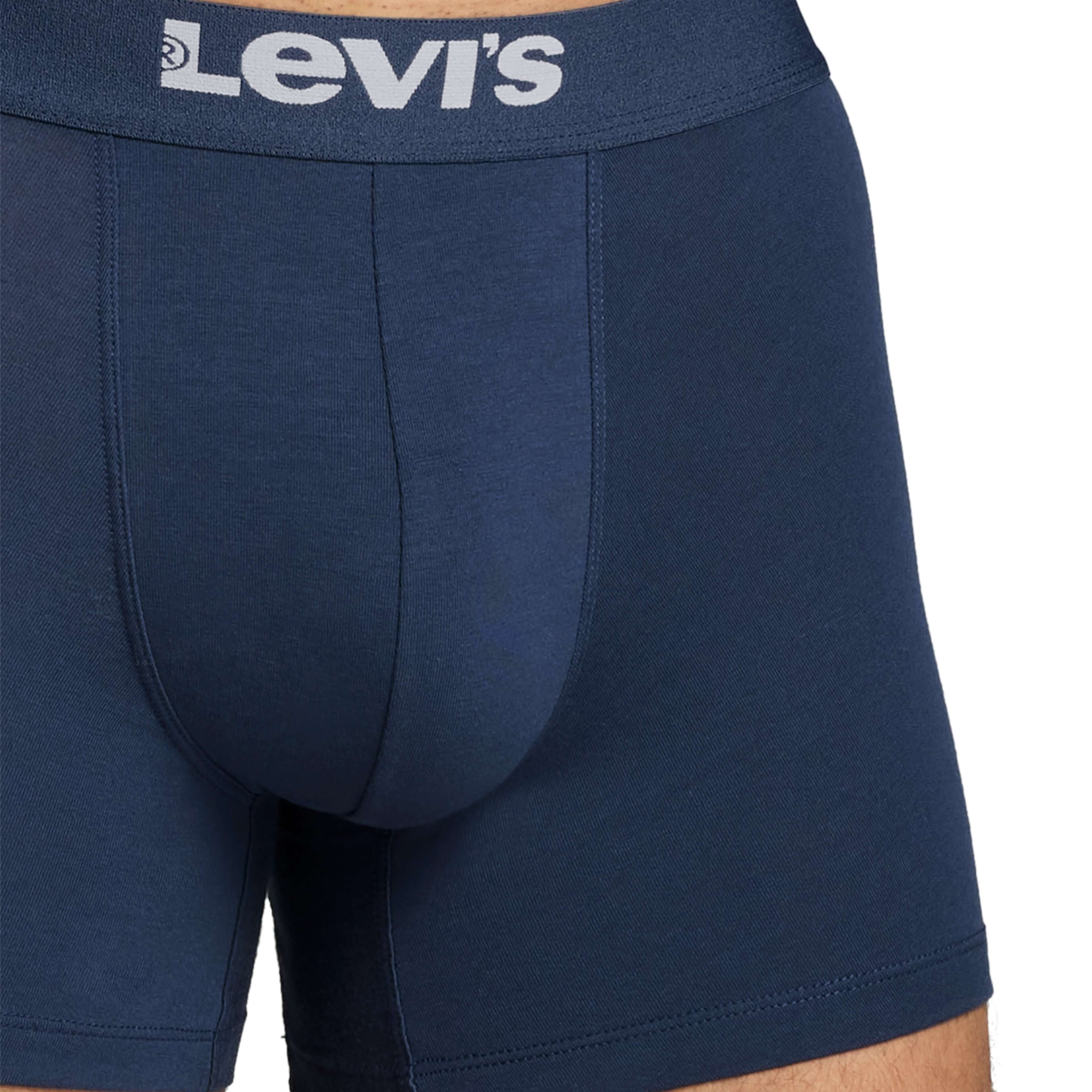 Levi's 2 pack Solid Organic Cotton Boxer Briefs - Navy