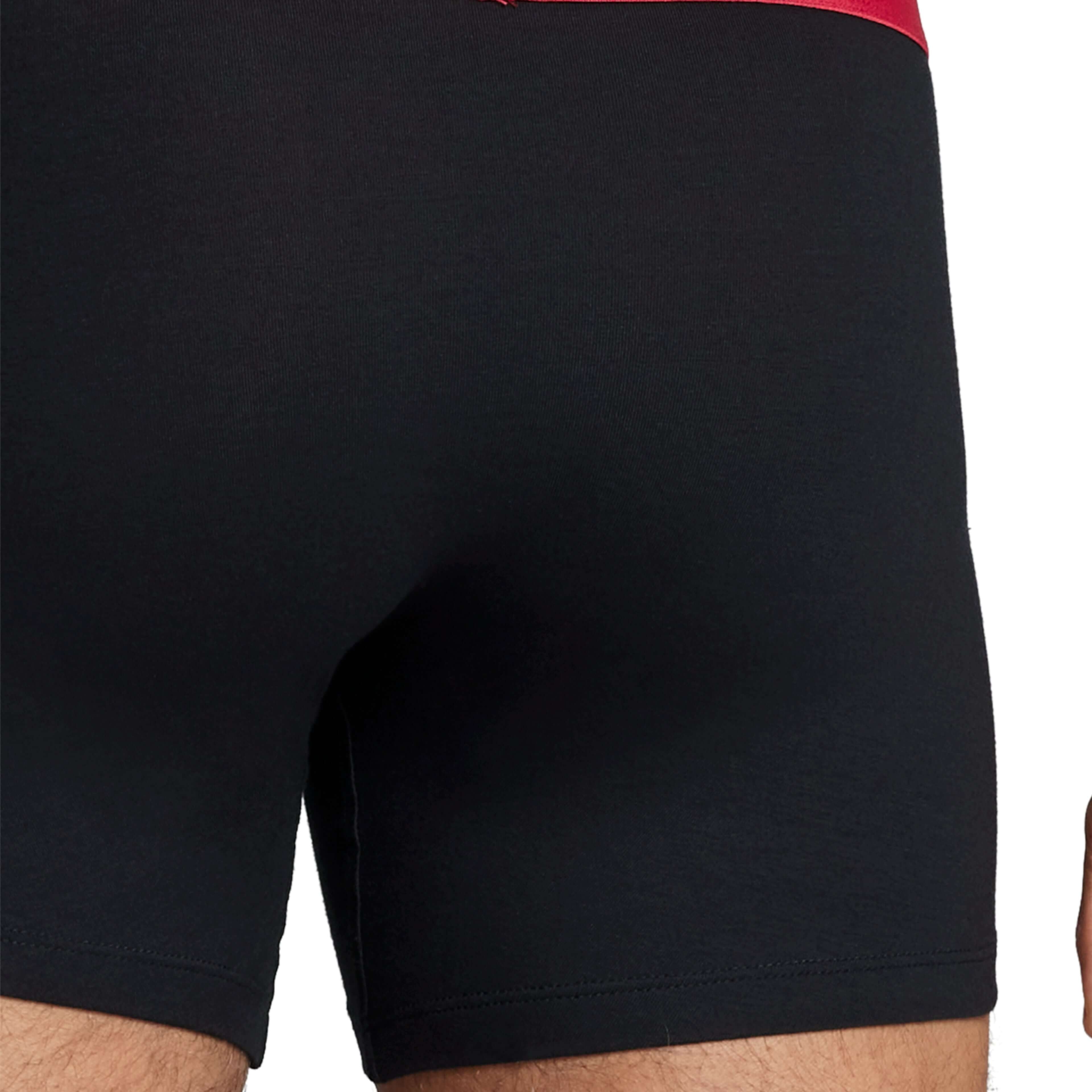 Levi's 2 pack Solid Organic Cotton Boxer Briefs - Black/Red