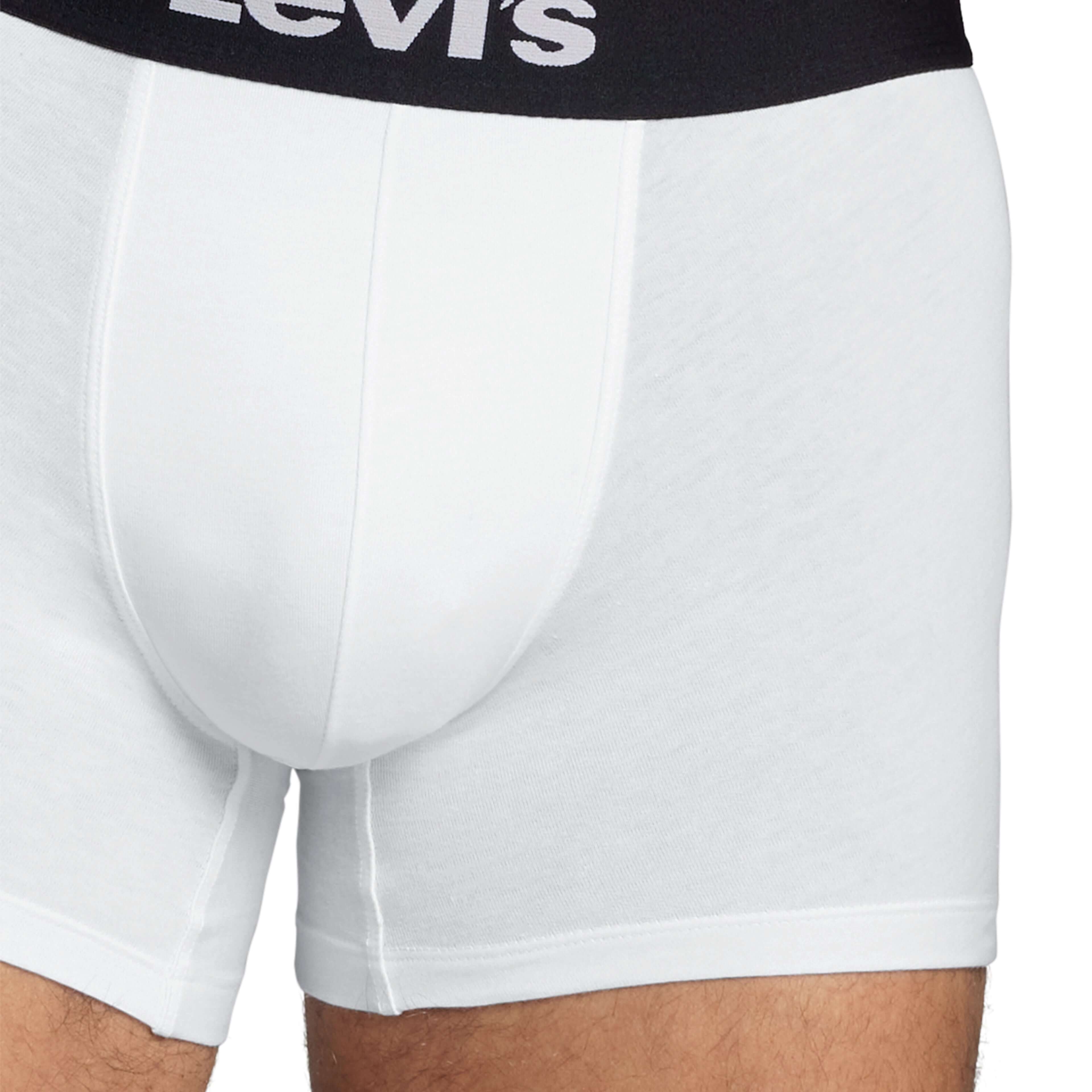 Levi's 2 pack Solid Organic Cotton Boxer Briefs - White