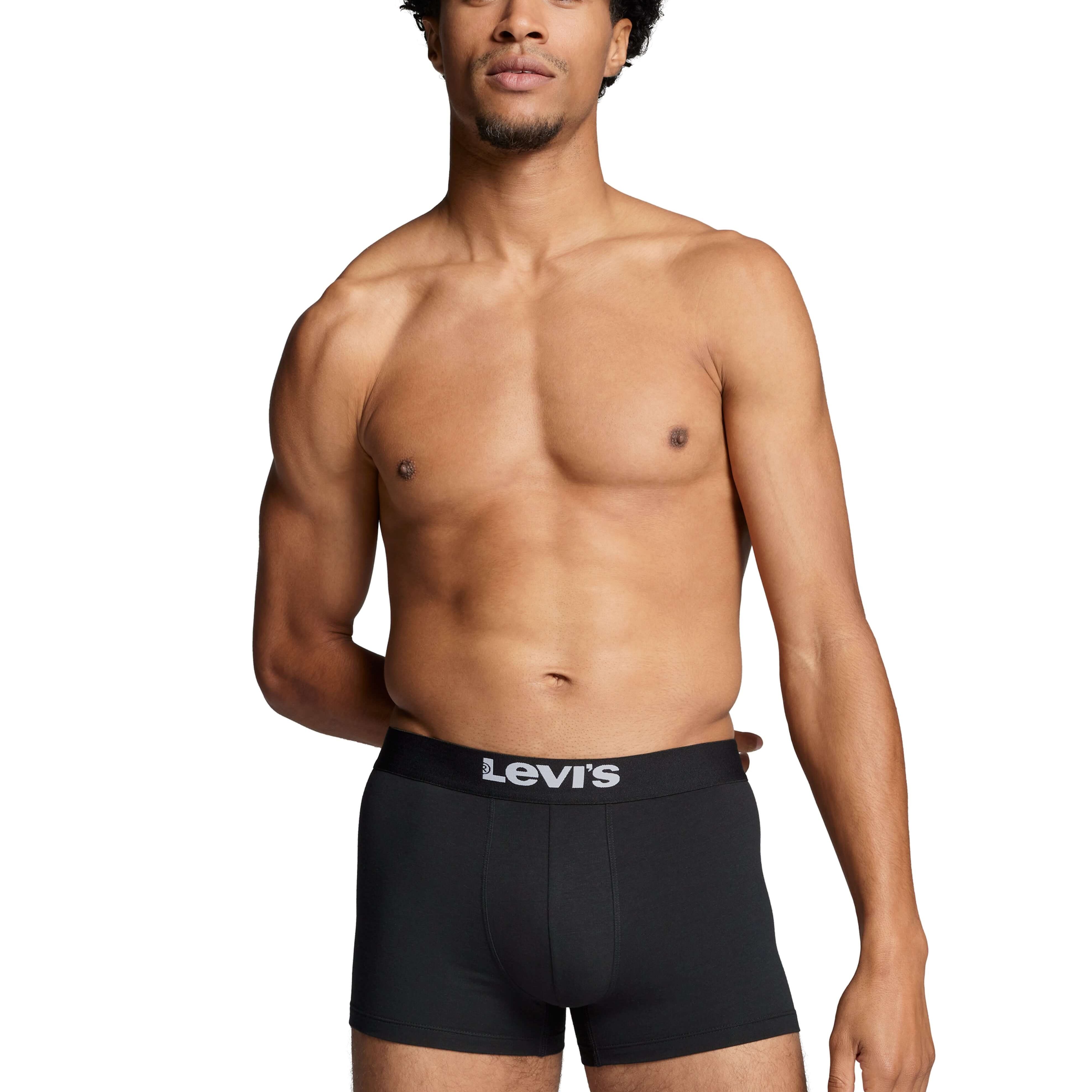 Levi's 2 pack Solid Organic Cotton Trunks - Black