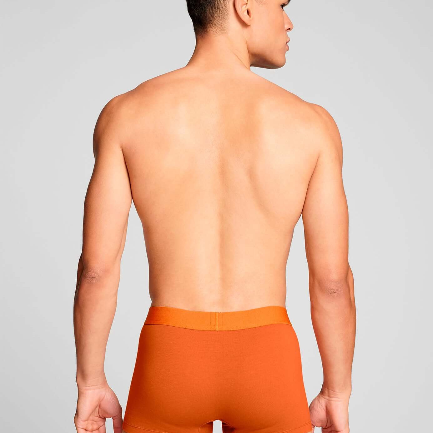 Levi's 2 pack Solid Organic Trunks - Orange / Navy