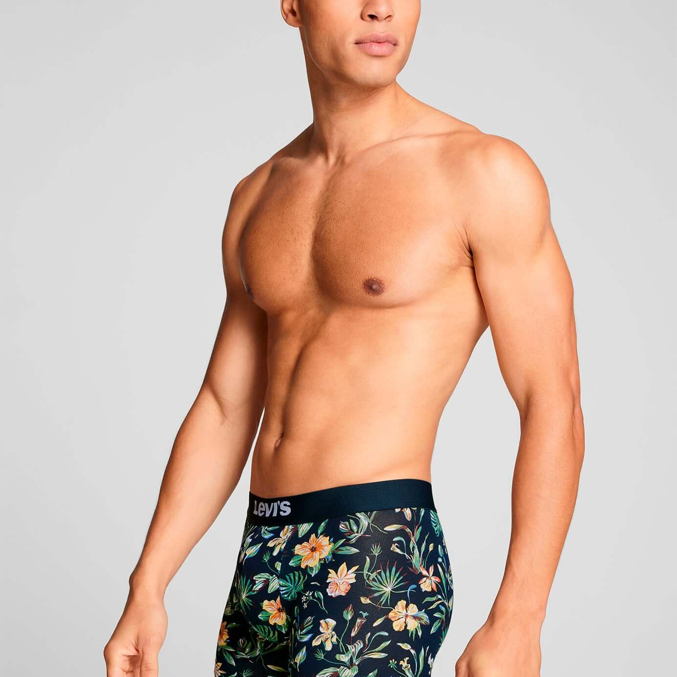 Levi's 2 pack Flower AOP Boxer Briefs - Blue Combo