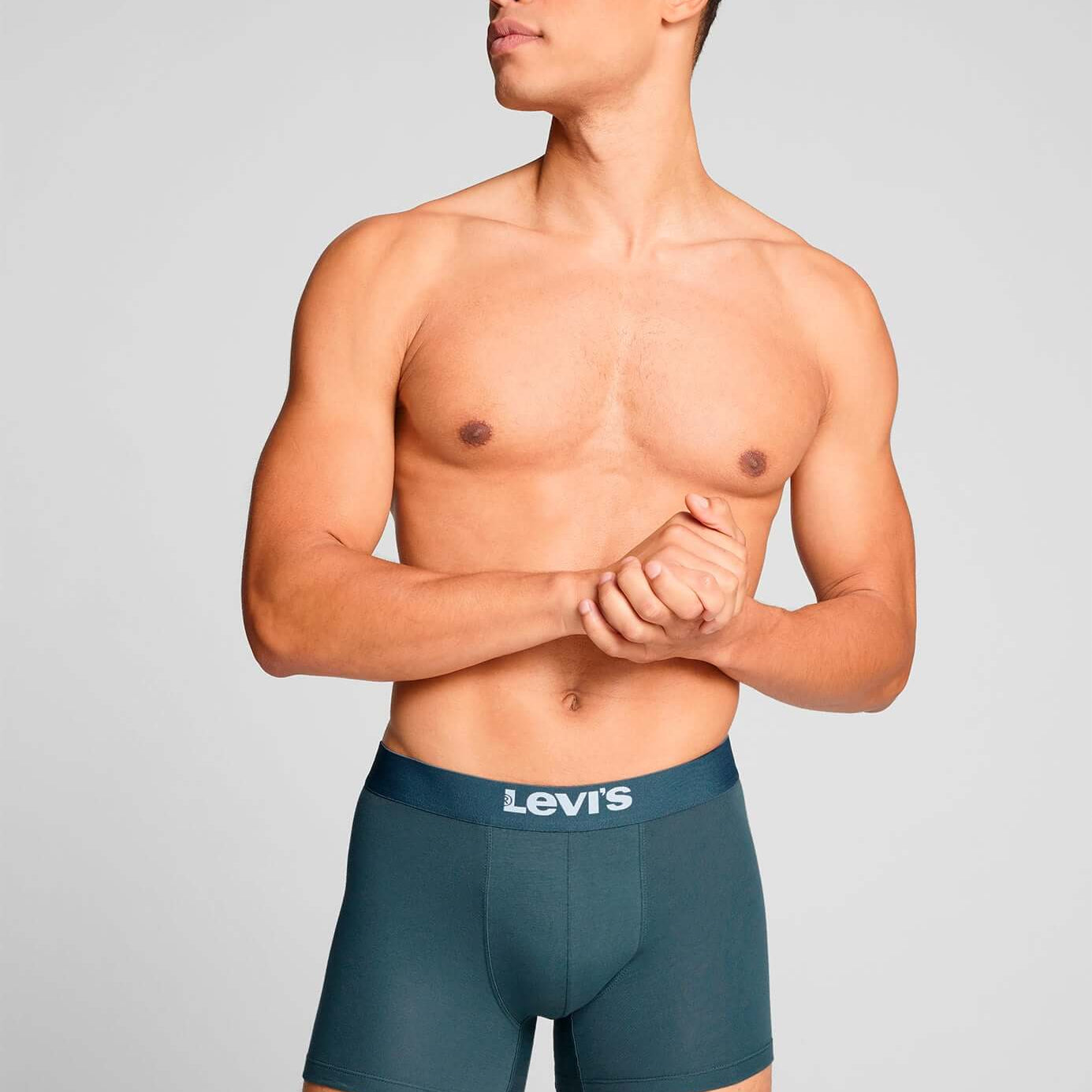Levi's 2 pack Flower AOP Boxer Briefs - Marshmellow/Green
